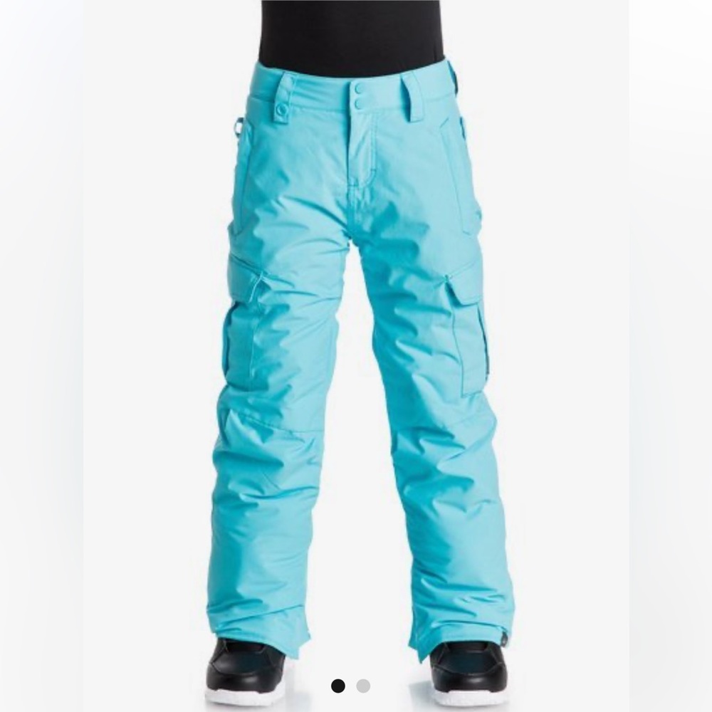 Quicksilver Dryflight Technology Porter Turquoise Ski/Snowboard Pant-Size 14/16